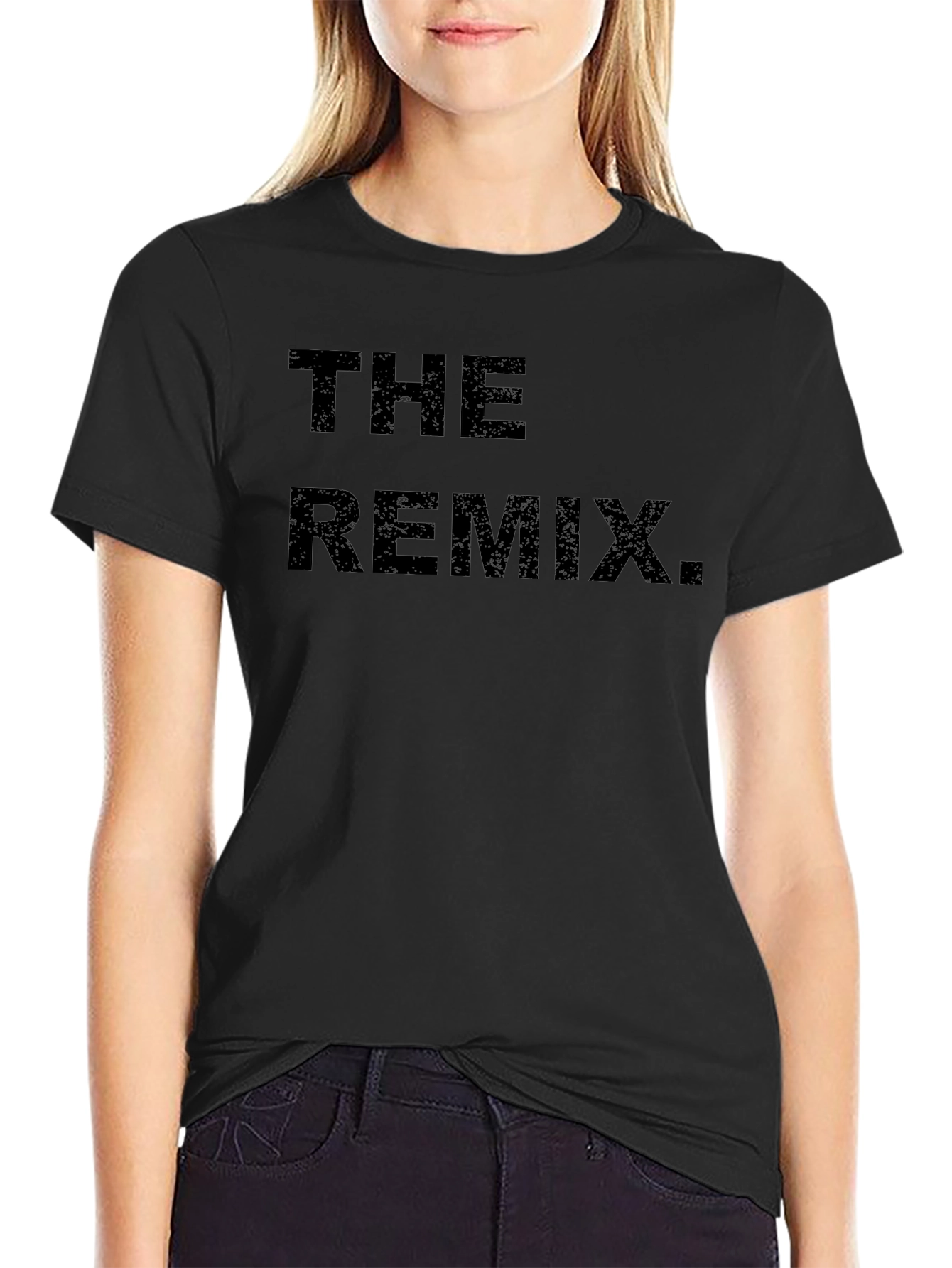 The Remix Crew Neck T-Shirt - Black