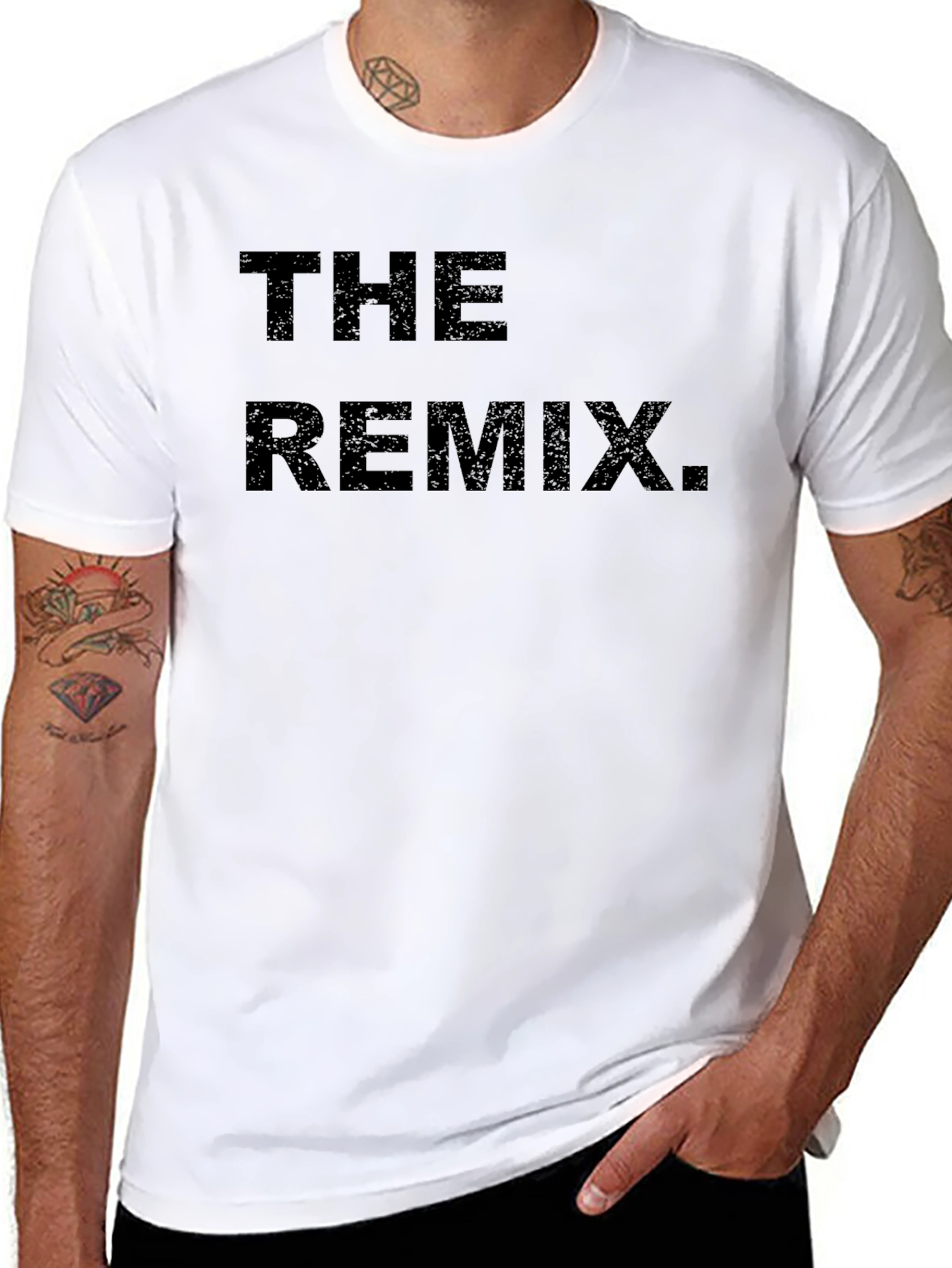 The Remix Crew Neck T-Shirt - Black