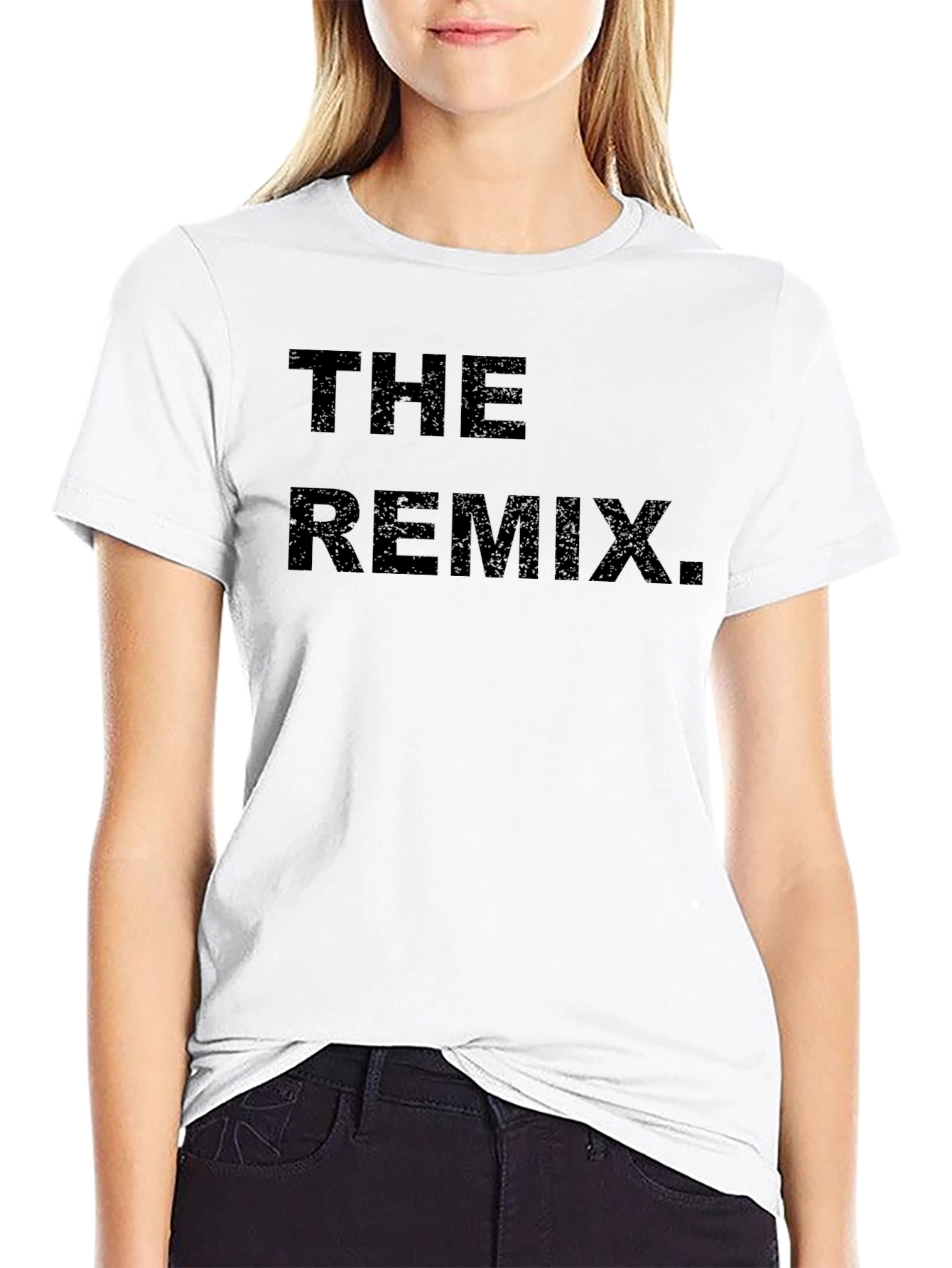 The Remix Crew Neck T-Shirt - Black