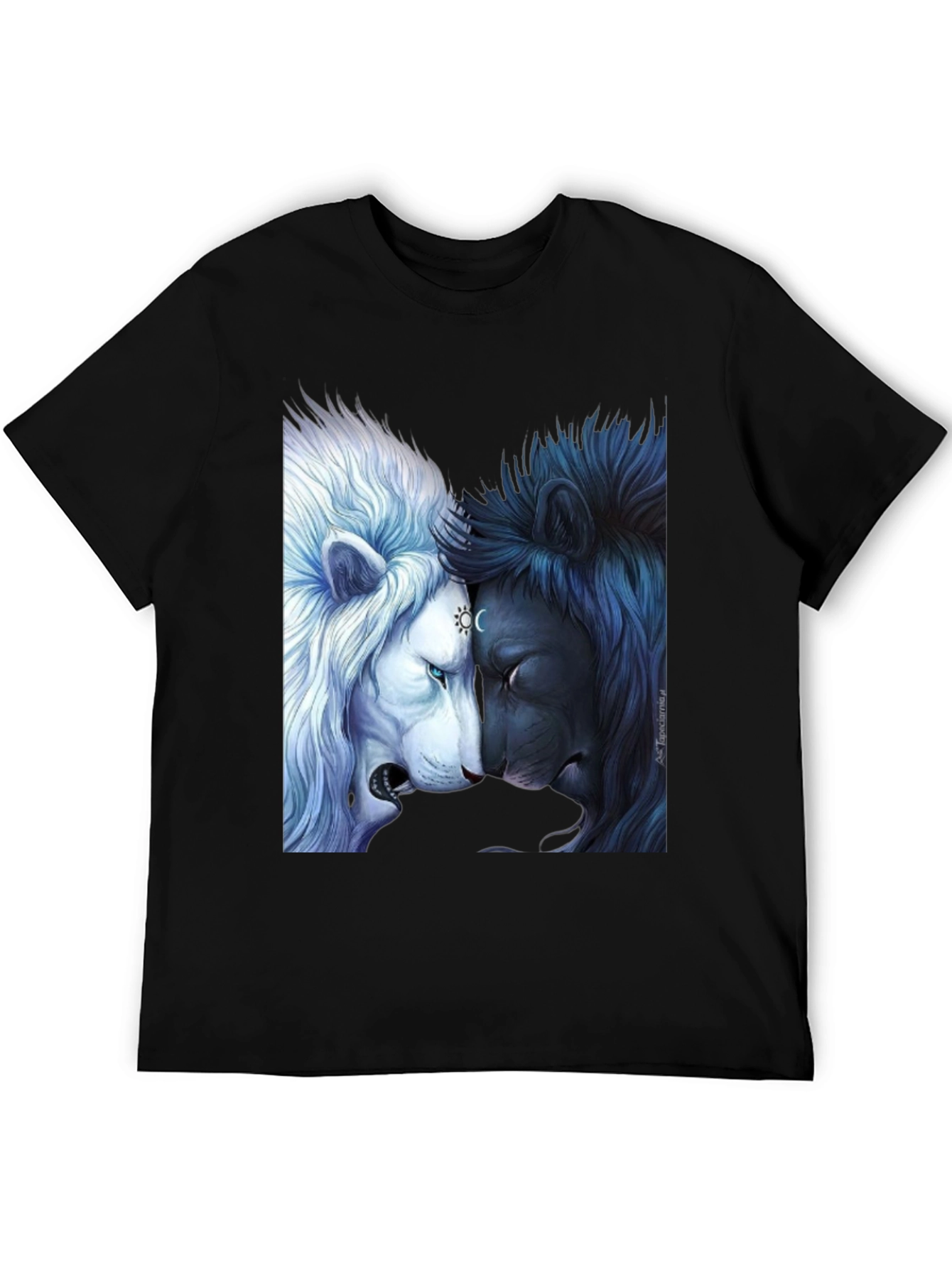 Yin Yang Lions Graphic Tee
