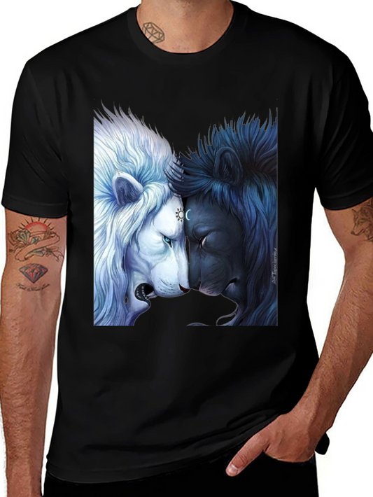 Yin Yang Lions Graphic Tee