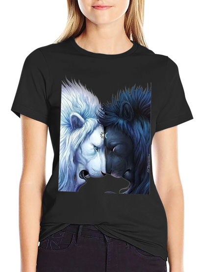 Yin Yang Lions Graphic Tee