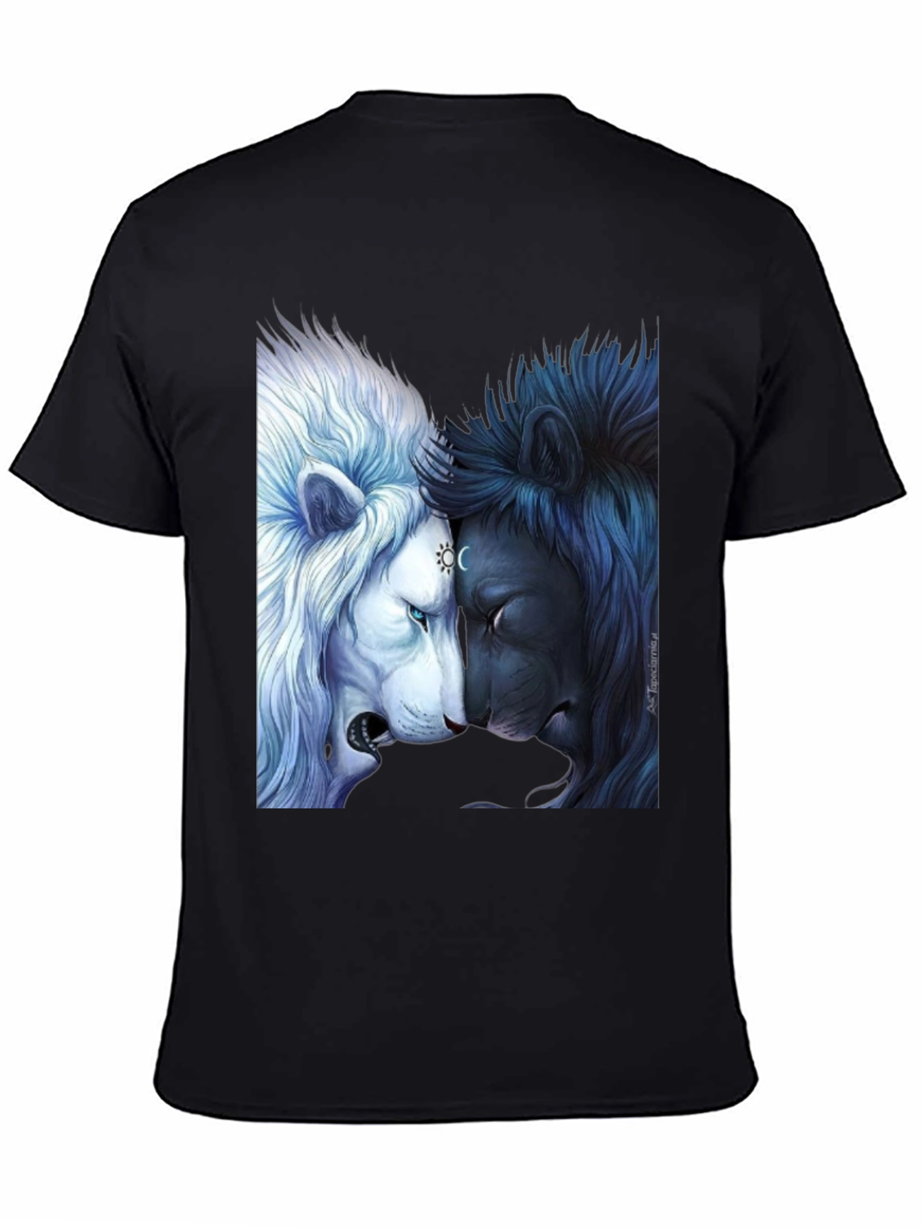 Yin Yang Lions Graphic Tee