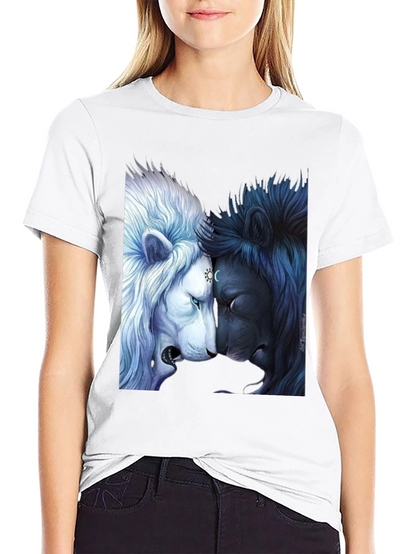 Yin Yang Lions Graphic Tee