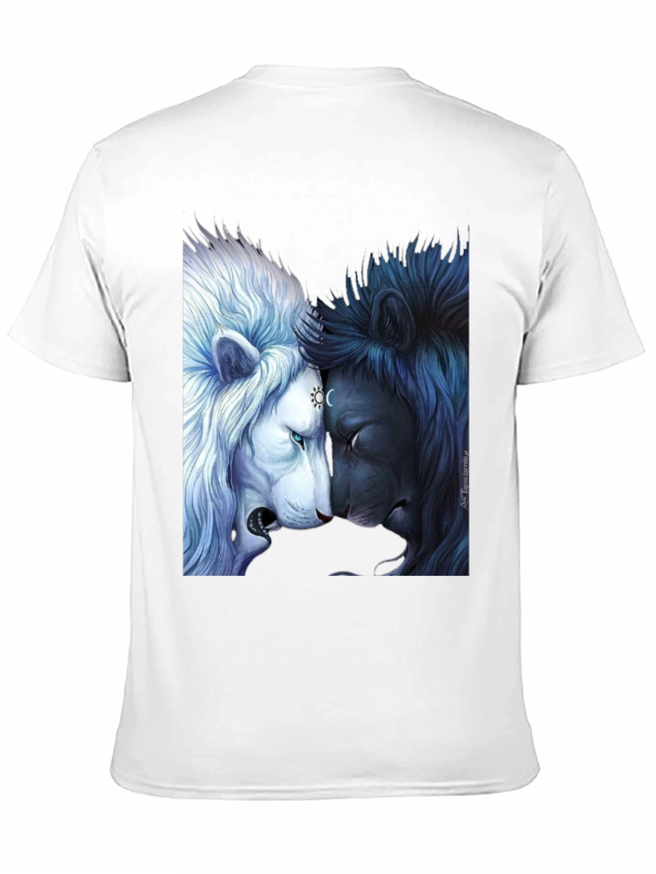 Yin Yang Lions Graphic Tee