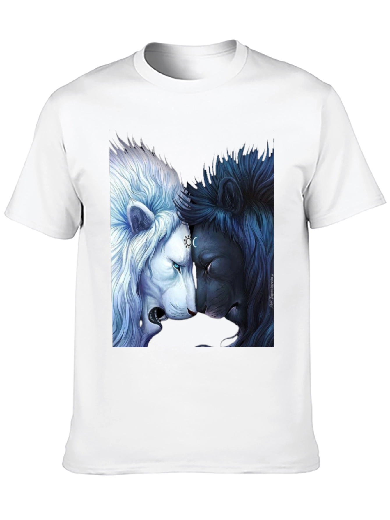Yin Yang Lions Graphic Tee