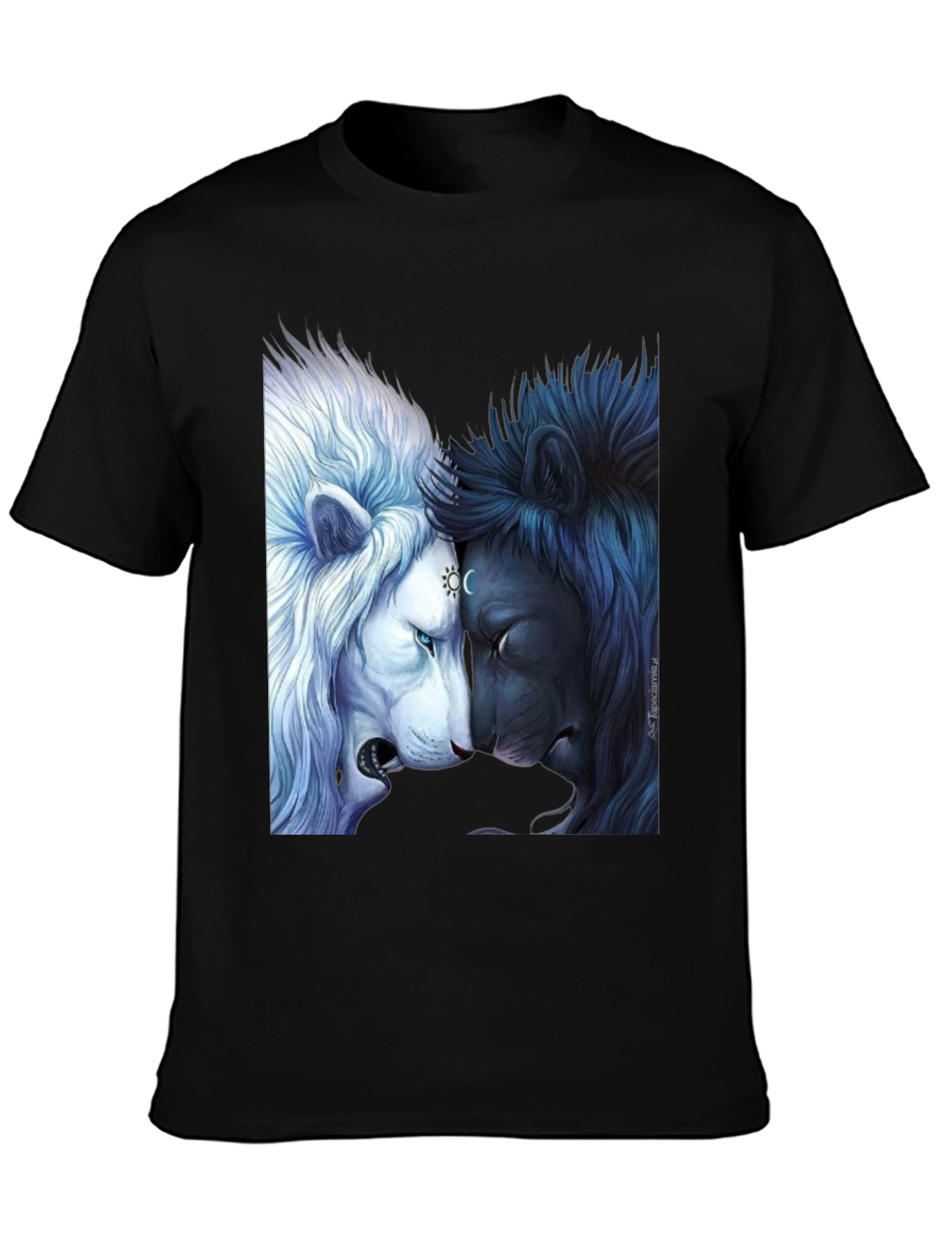 Yin Yang Lions Graphic Tee