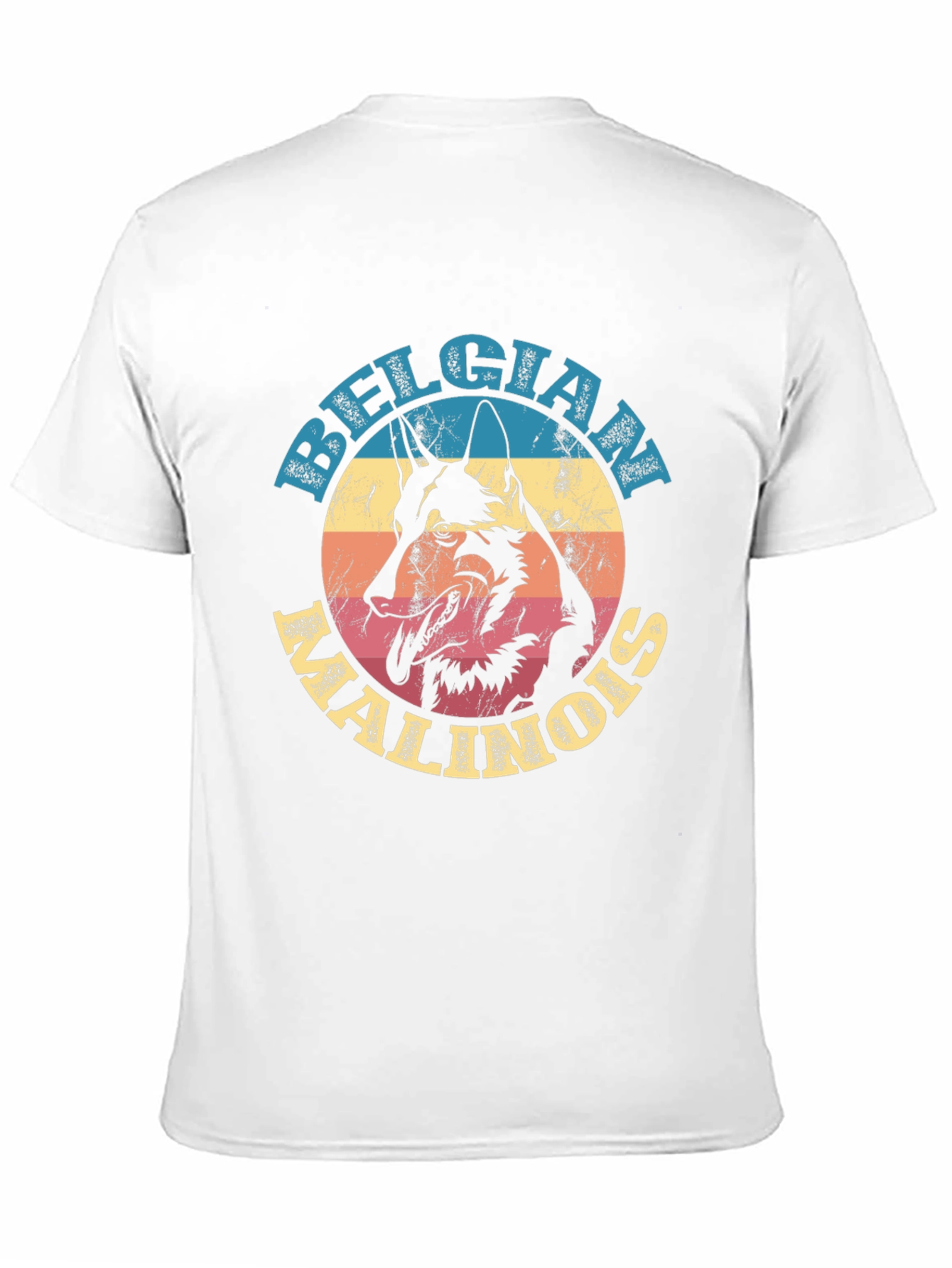 Belgian Malinois Dog Graphic Tee - Unisex Black T-Shirt