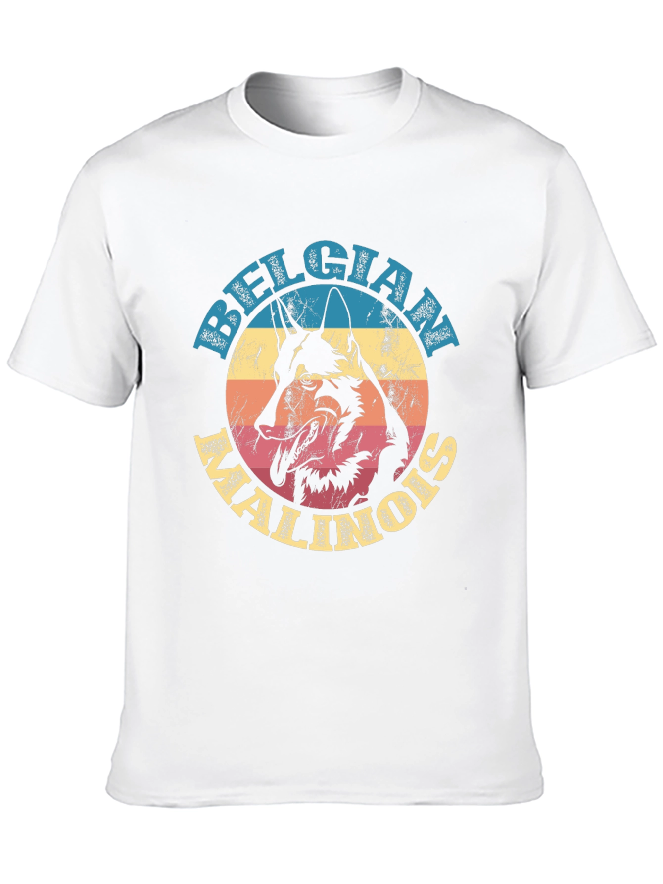 Belgian Malinois Dog Graphic Tee - Unisex Black T-Shirt