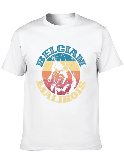 Belgian Malinois Dog Graphic Tee - Unisex Black T-Shirt