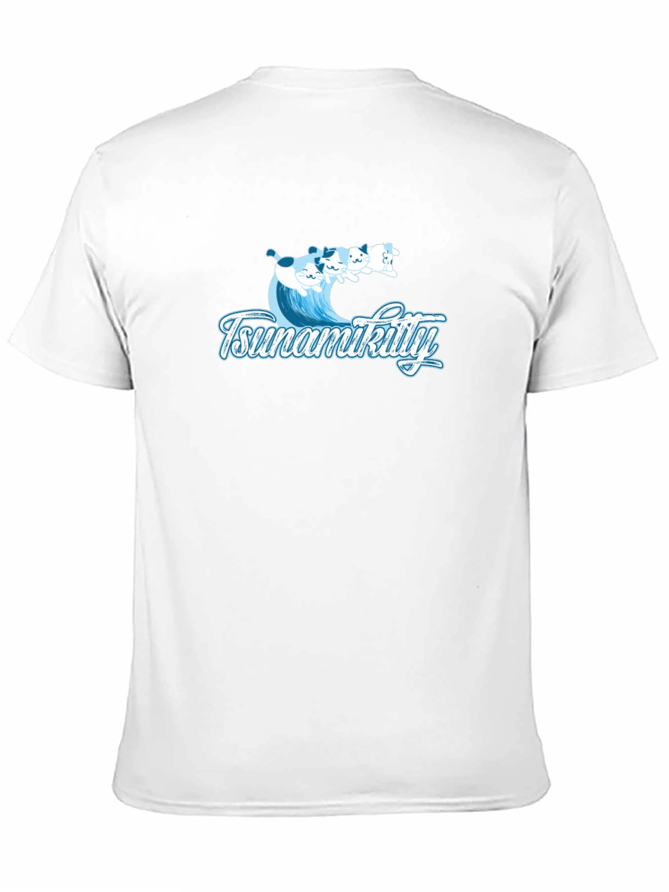 Tsunamikitty Black Graphic Tee