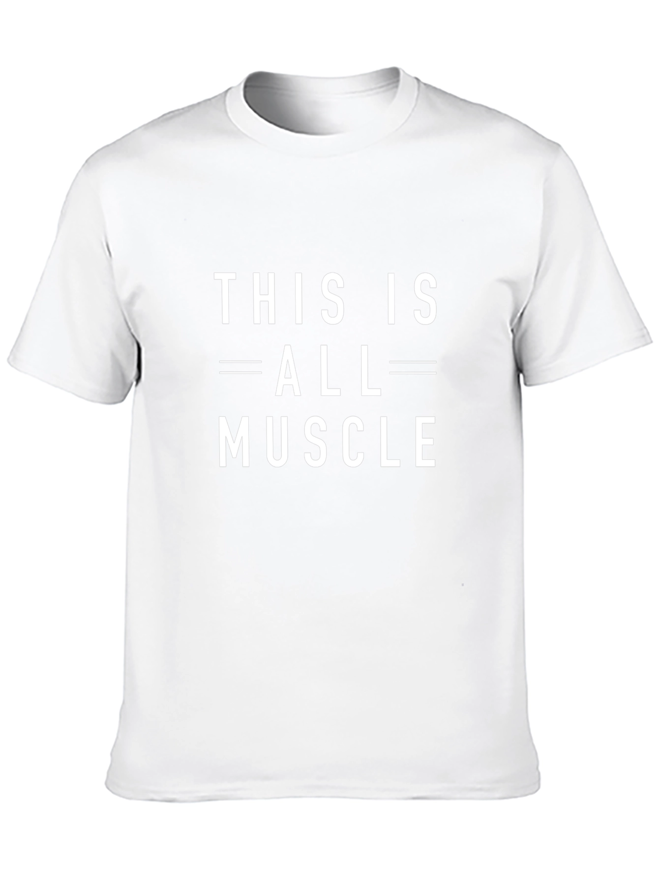 This Is All Muscle Graphic T-Shirt