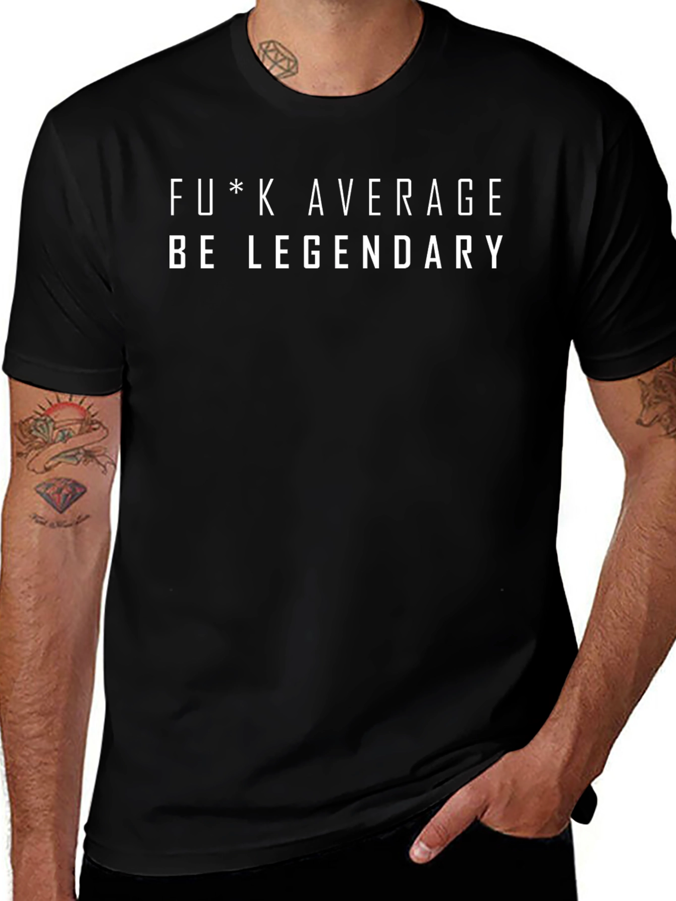 Be Legendary Graphic Tee - Black T-Shirt