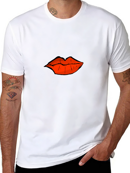Bold Lips Graphic T-Shirt - Casual Comfort