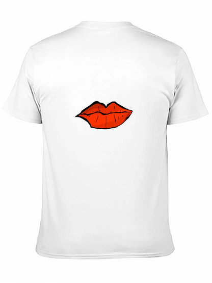 Bold Lips Graphic T-Shirt - Casual Comfort
