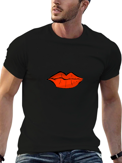 Bold Lips Graphic T-Shirt - Casual Comfort