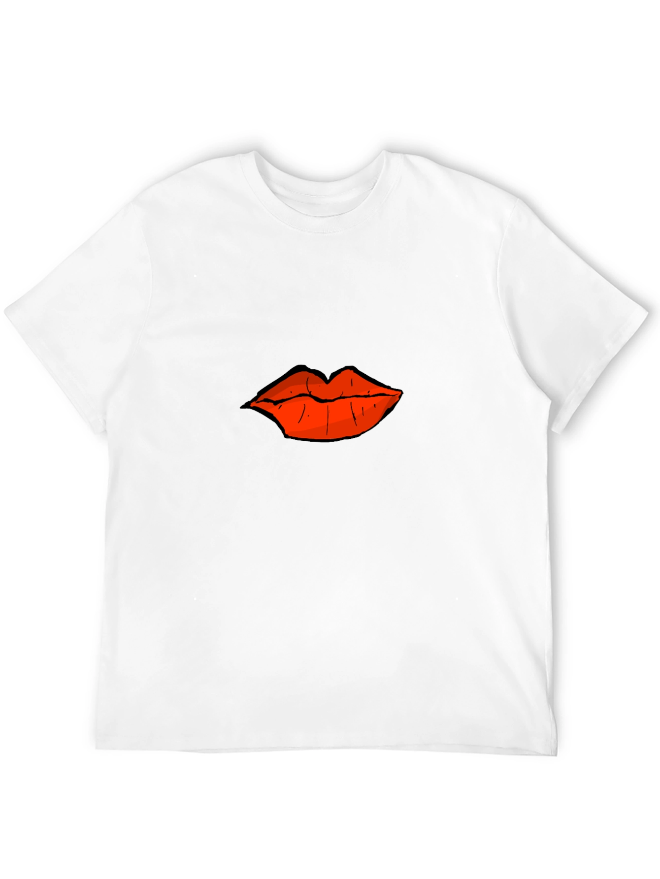 Bold Lips Graphic T-Shirt - Casual Comfort