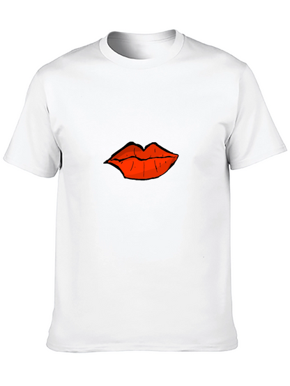 Bold Lips Graphic T-Shirt - Casual Comfort