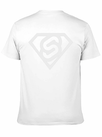 Stylish Black T-Shirt with White S Logo