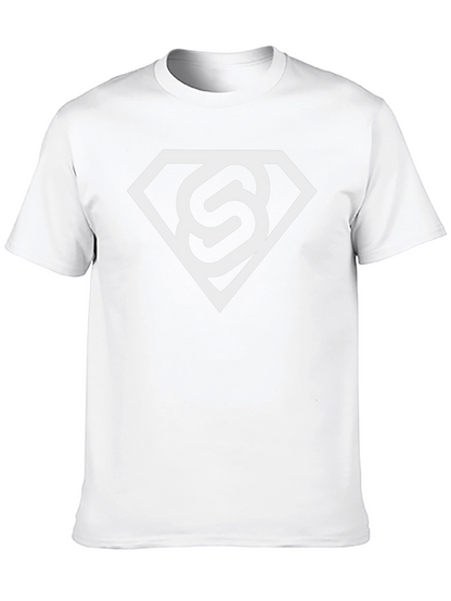 Stylish Black T-Shirt with White S Logo