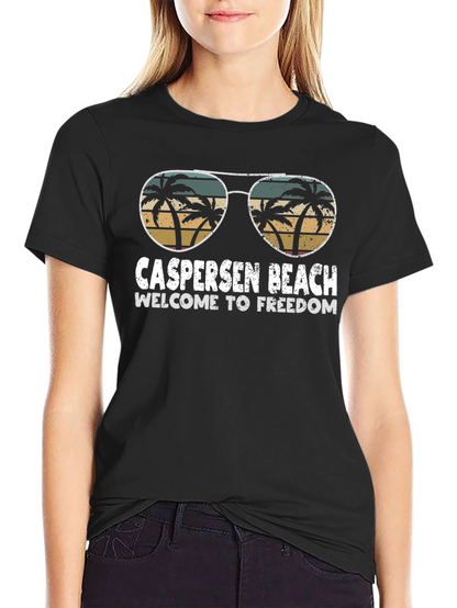 Caspersen Beach Retro Sunglasses T-Shirt