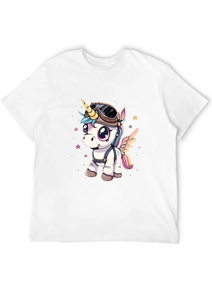 Unicorn Aviator Graphic T-Shirt