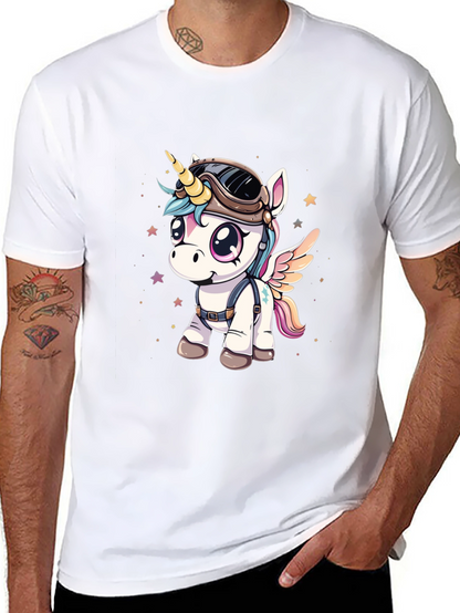 Unicorn Aviator Graphic T-Shirt