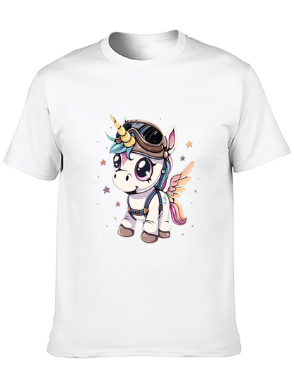 Unicorn Aviator Graphic T-Shirt