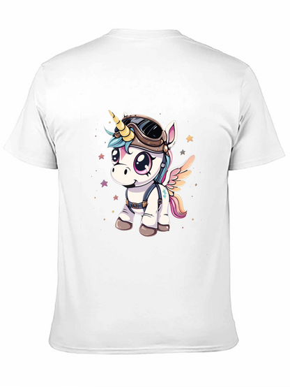 Unicorn Aviator Graphic T-Shirt