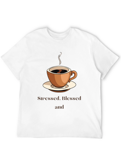 Stressed Blessed & Coffee Obsessed T-Shirt