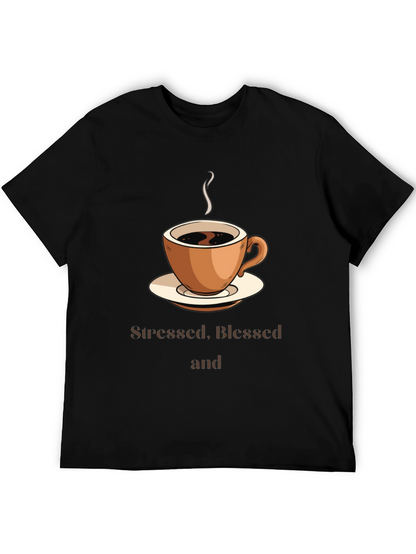 Stressed Blessed & Coffee Obsessed T-Shirt