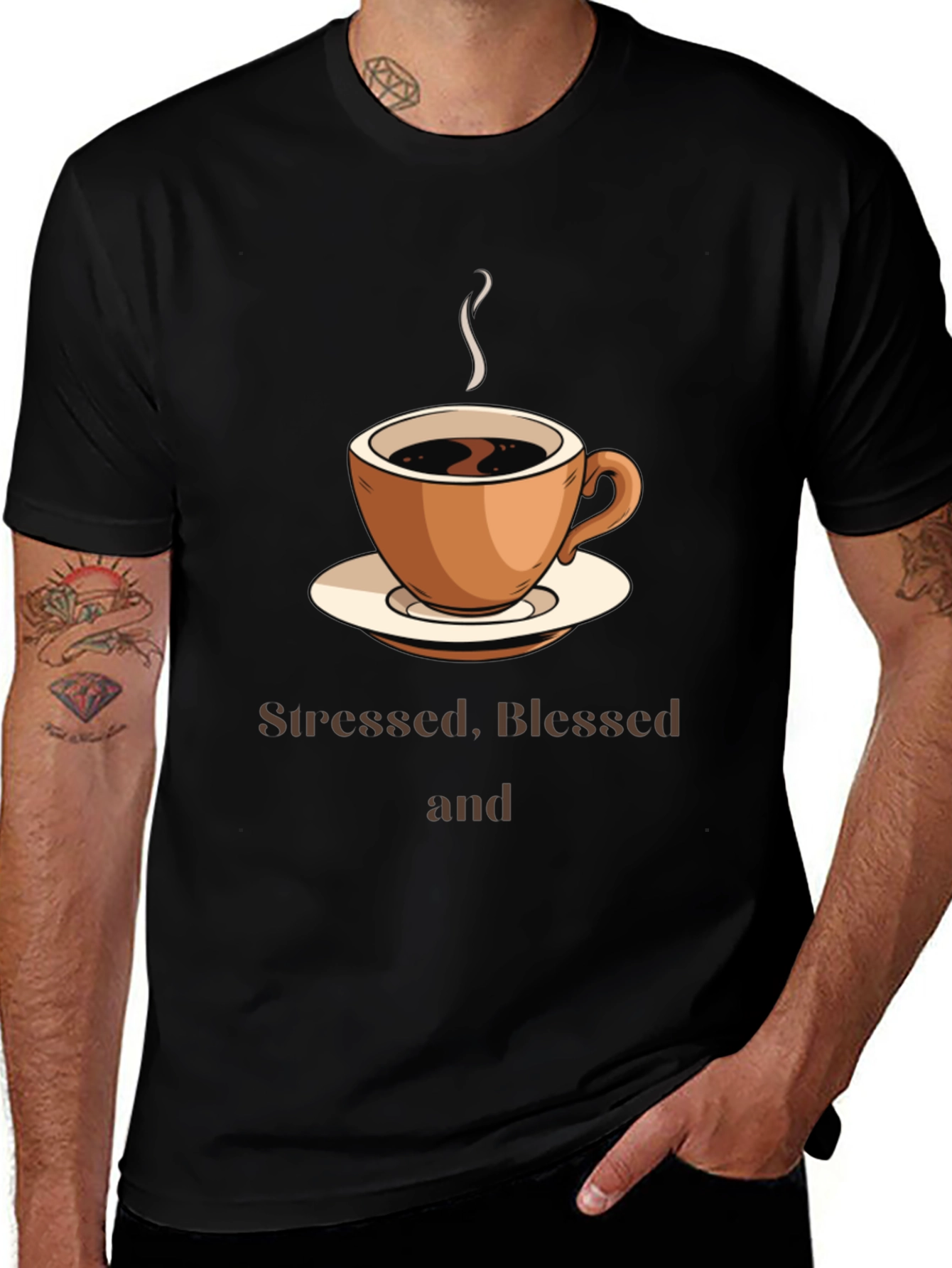 Stressed Blessed & Coffee Obsessed T-Shirt