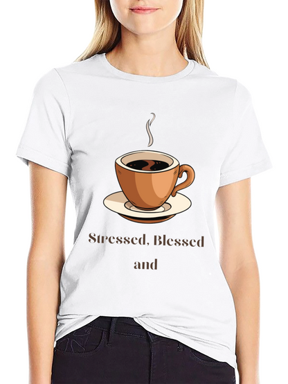 Stressed Blessed & Coffee Obsessed T-Shirt