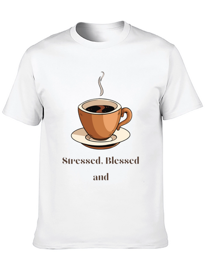 Stressed Blessed & Coffee Obsessed T-Shirt