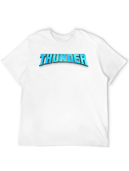 Thunder Graphic T-Shirt - Bold Black Tee