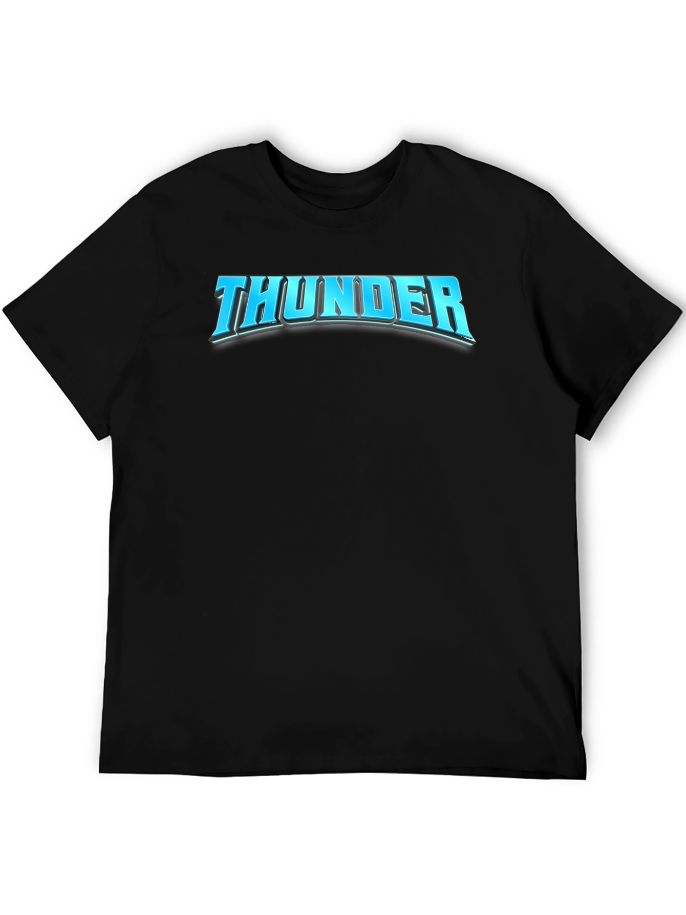 Thunder Graphic T-Shirt - Bold Black Tee