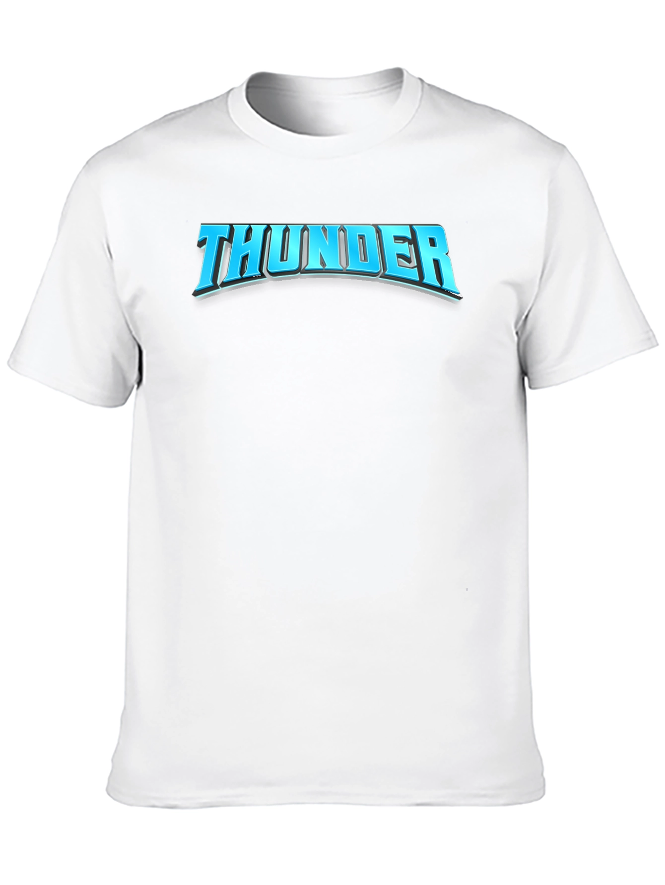 Thunder Graphic T-Shirt - Bold Black Tee