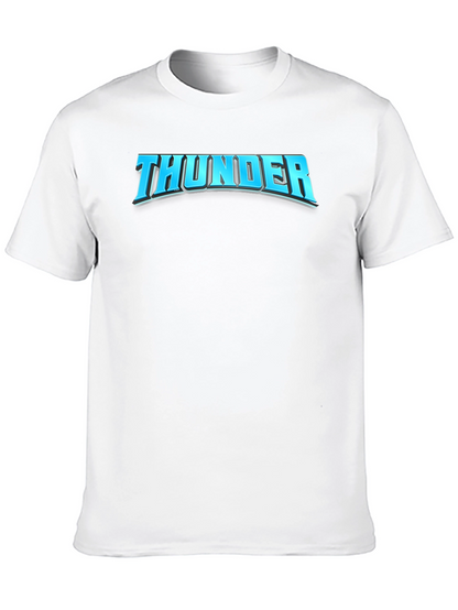 Thunder Graphic T-Shirt - Bold Black Tee