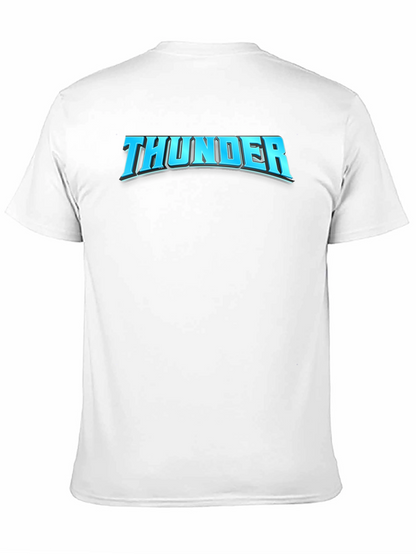 Thunder Graphic T-Shirt - Bold Black Tee