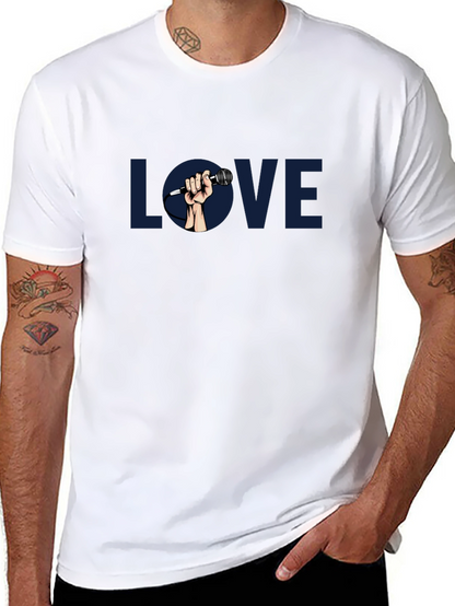 Love Music Graphic Tee - Classic Black T-Shirt