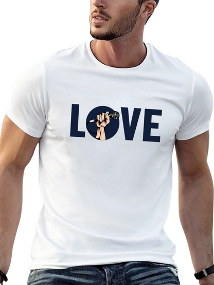 Love Music Graphic Tee - Classic Black T-Shirt