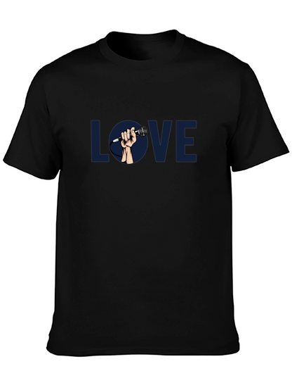 Love Music Graphic Tee - Classic Black T-Shirt