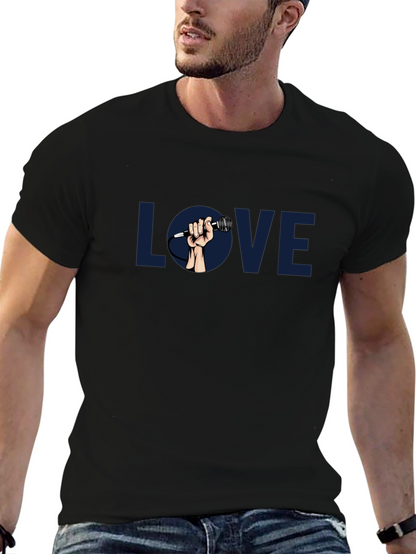 Love Music Graphic Tee - Classic Black T-Shirt