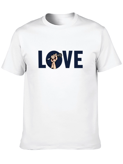 Love Music Graphic Tee - Classic Black T-Shirt