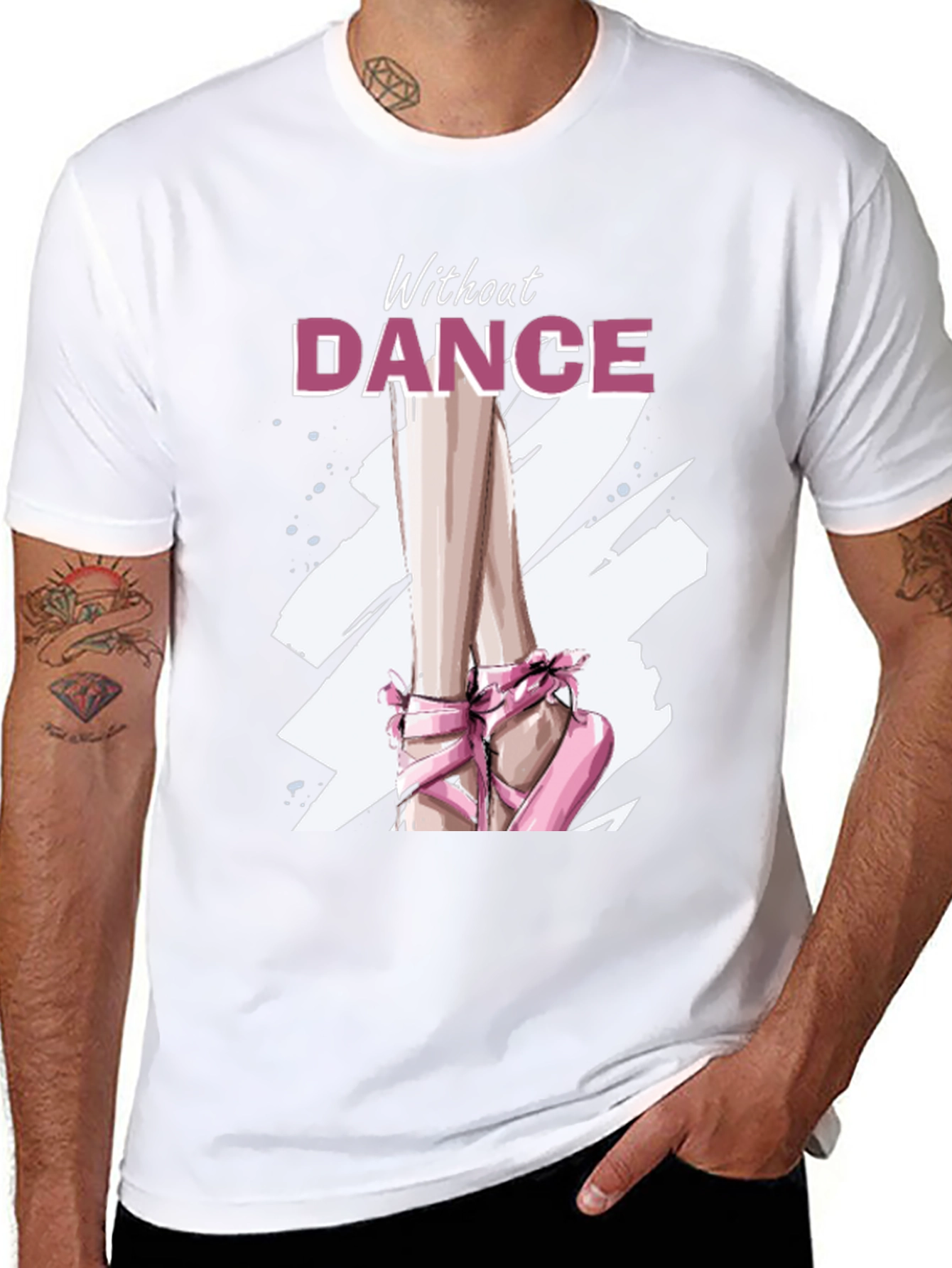 Without Dance Graphic Tee - Ballet Inspired