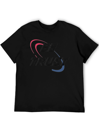 Be Trust Black Graphic Tee