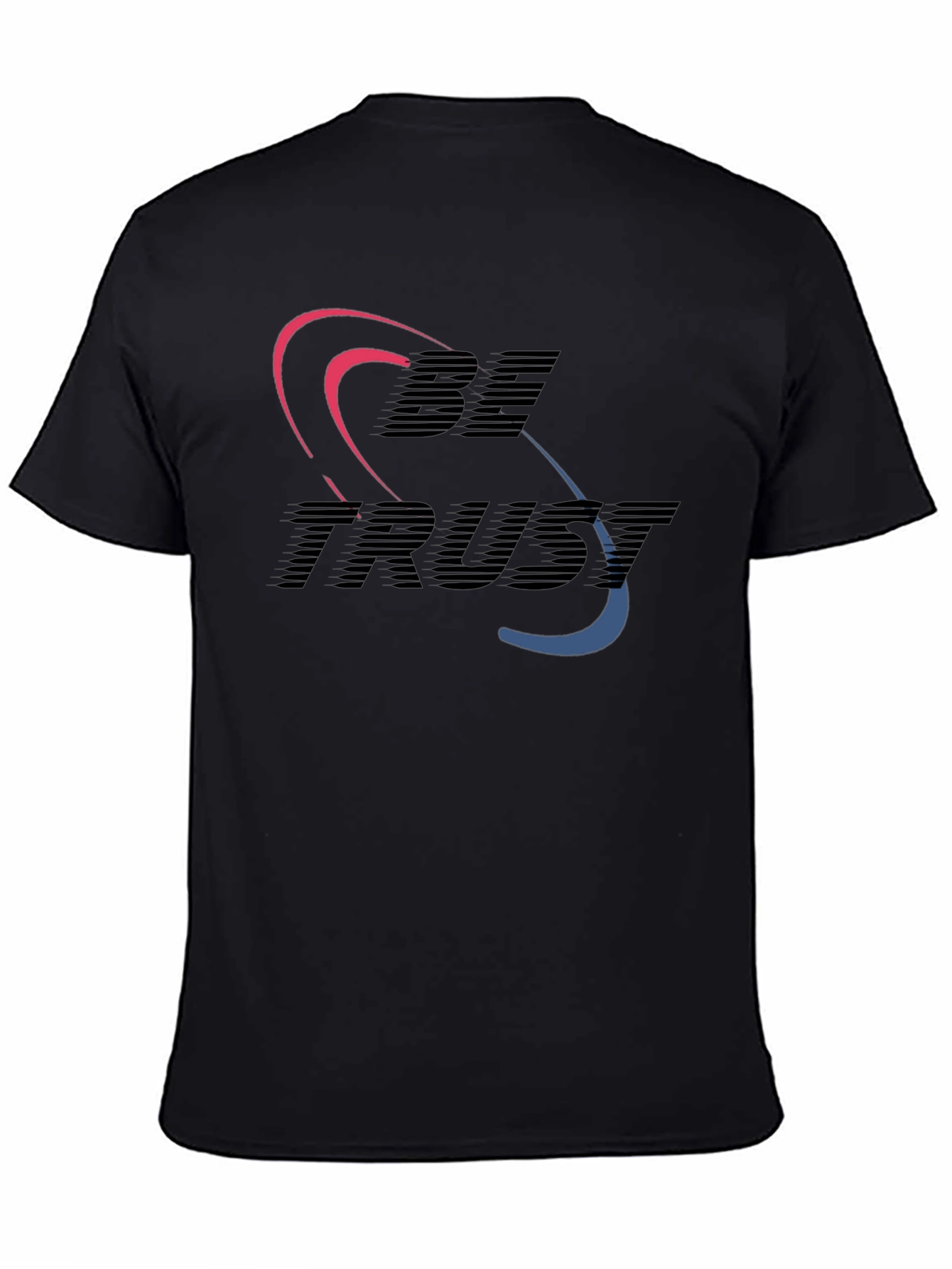 Be Trust Black Graphic Tee