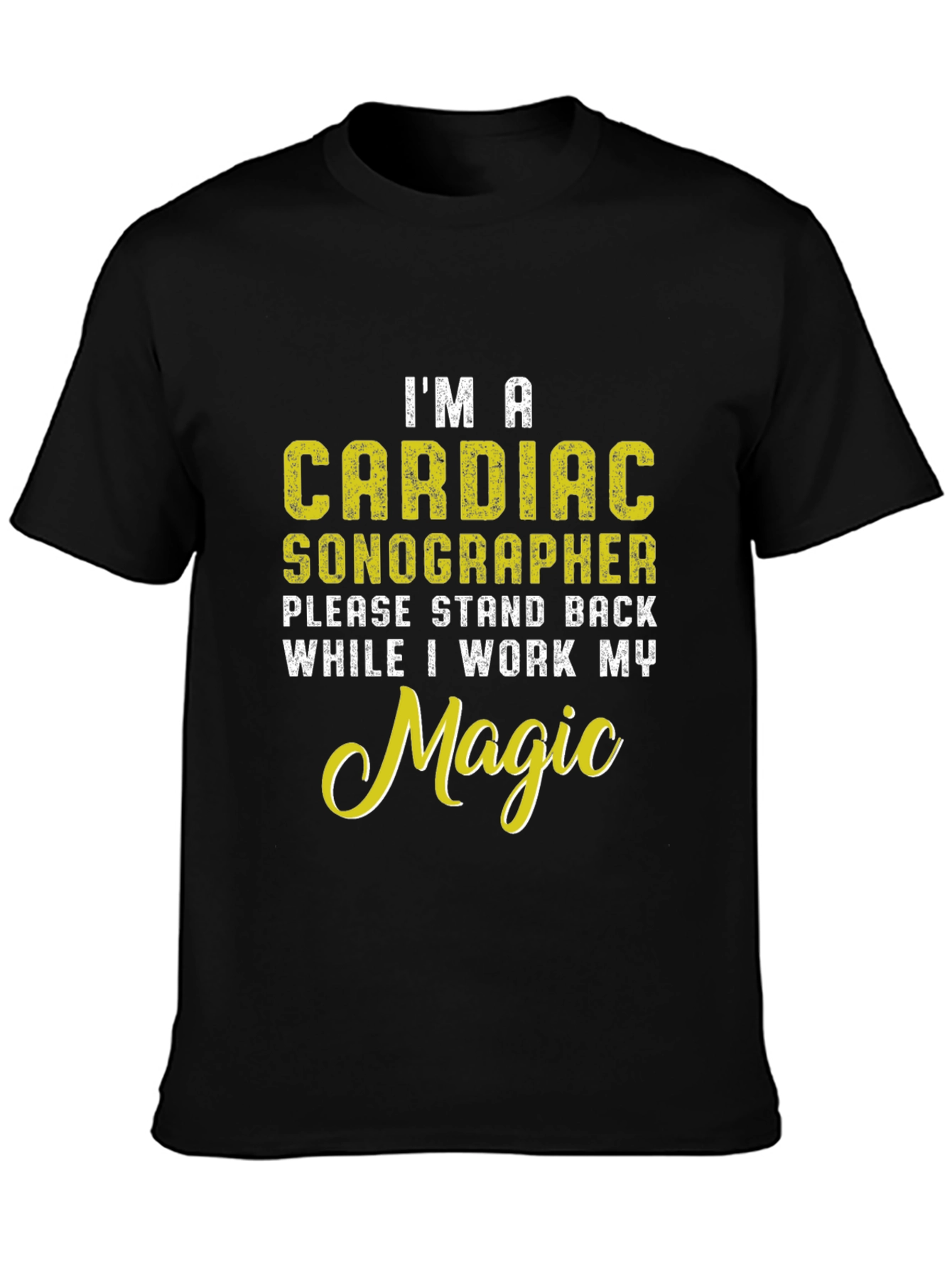 Cardiac Sonographer Novelty Graphic T-Shirt
