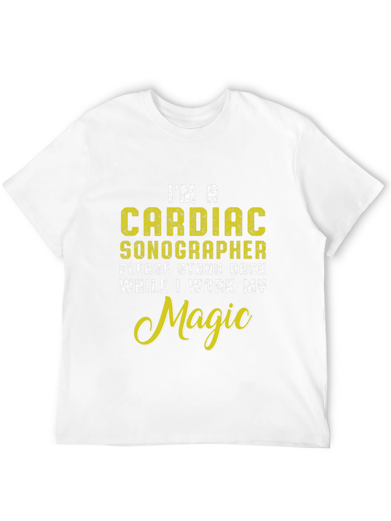 Cardiac Sonographer Novelty Graphic T-Shirt