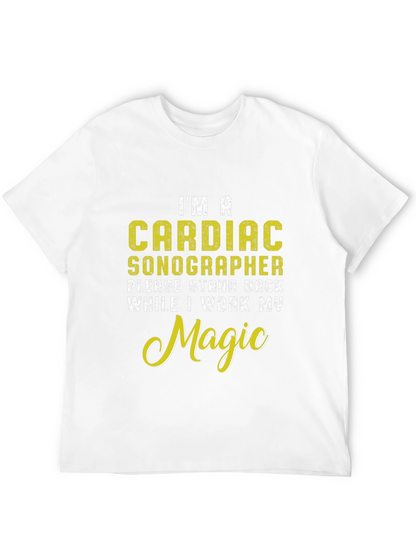 Cardiac Sonographer Novelty Graphic T-Shirt